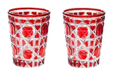 Set 2 Ly Cocktail Thuỷ Tinh D.O - Ruby Red 310Ml