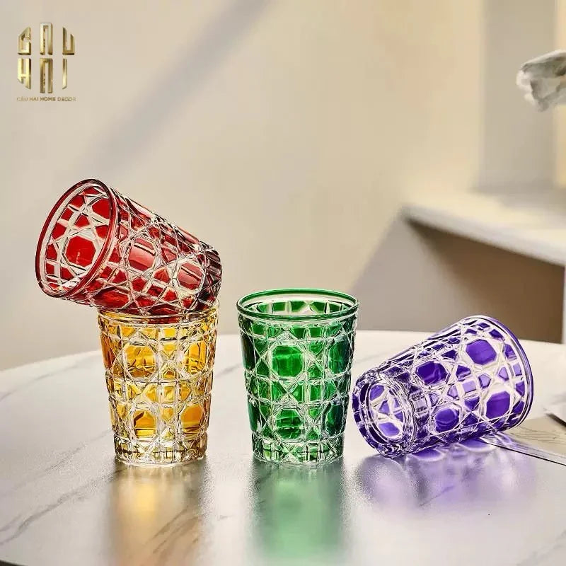 Set 2 Ly Cocktail Thuỷ Tinh D.O - Amethyst Cobalt 310Ml-LY THỦY TINH-CẬU HAI HOME DECOR