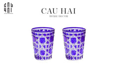 Set 2 Ly Cocktail Thuỷ Tinh D.O - Amethyst Cobalt 310Ml-LY THỦY TINH-CẬU HAI HOME DECOR