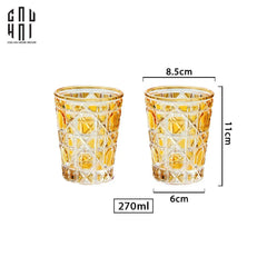 Set 2 Ly Cocktail Thuỷ Tinh D.O - Champagne Gold 310Ml-LY THỦY TINH-CẬU HAI HOME DECOR