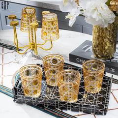 Set 2 Ly Cocktail Thuỷ Tinh D.O - Champagne Gold 310Ml-CẬU HAI HOME DECOR