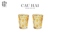 Set 2 Ly Cocktail Thuỷ Tinh D.O - Champagne Gold 310Ml-CẬU HAI HOME DECOR