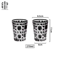 Set 2 Ly Cocktail Thuỷ Tinh D.O - Éclat Noir 310Ml-LY THỦY TINH-CẬU HAI HOME DECOR
