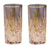Set 2 Ly Cocktail Thuỷ Tinh Highball Starlight Facetté - 380Ml 7.3x15