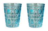 Set 2 Ly Cocktails Thuỷ Tinh D.O - Riviera Turquoise 270Ml Full Box 310Ml