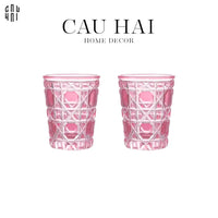 Set 2 Ly Cocktails Thuỷ Tinh D.O Full Box - Quartz Rosé 310Ml-LY THỦY TINH-CẬU HAI HOME DECOR