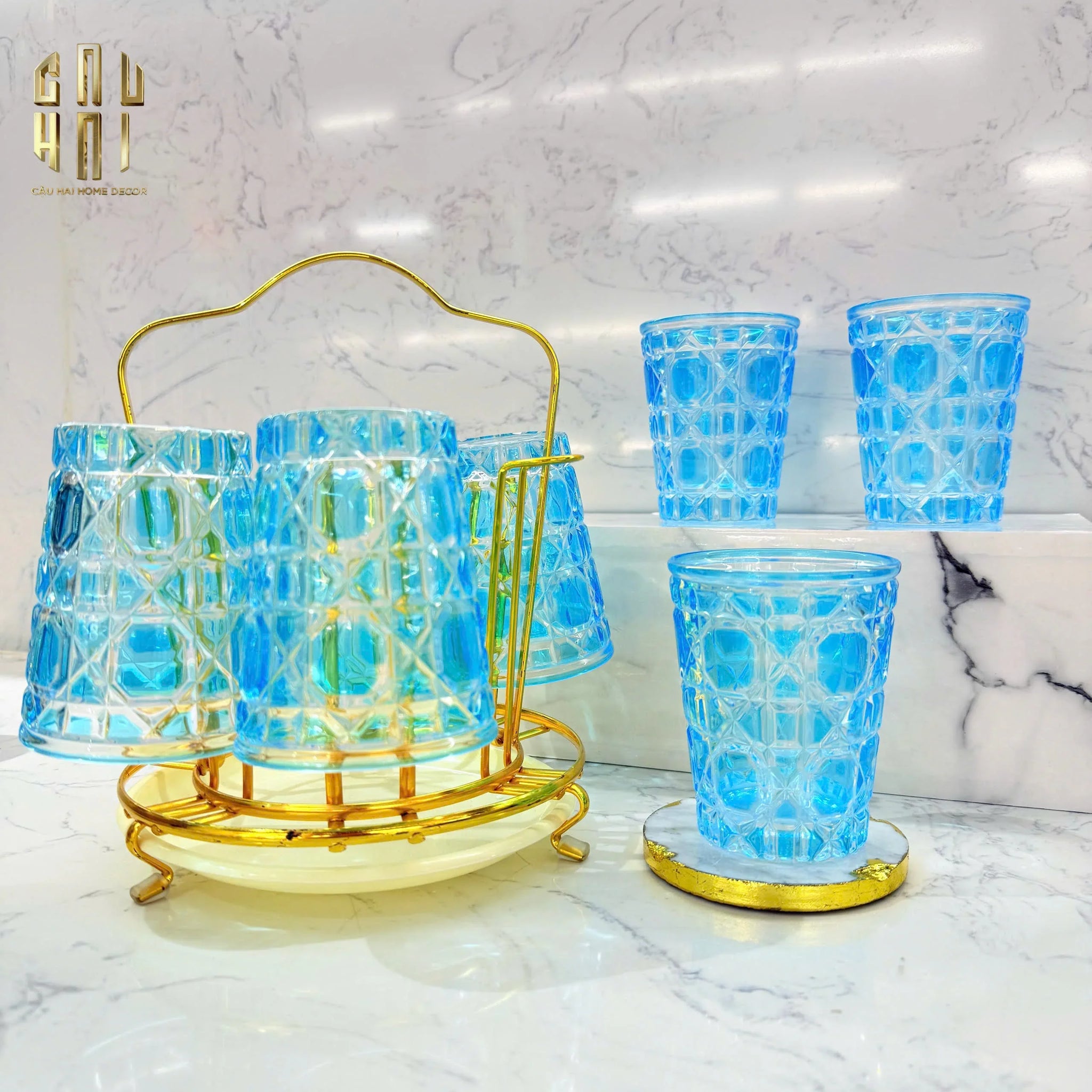 SET 2 LY D.O - RIVIERA TURQUOISE 270ML FULL BOX 310ML