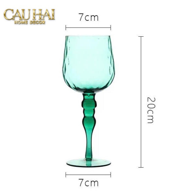 Set 2 Ly Oceania Alantian 320Ml Vino Rosso Glasses - CẬU HAI HOME DECOR