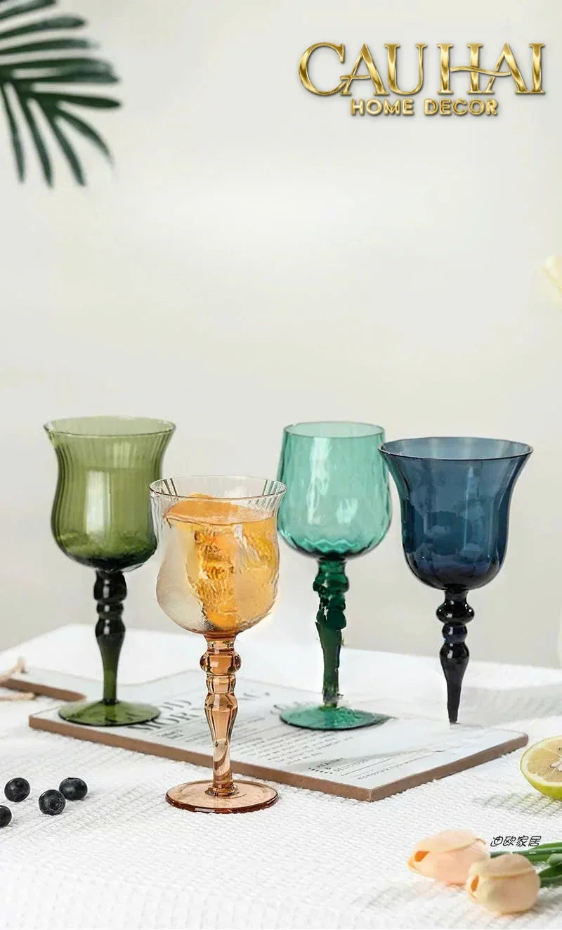 Set 2 Ly Oceania Alantian 320Ml Vino Rosso Glasses-CẬU HAI HOME DECOR