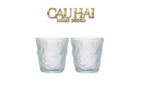 Set 2 Ly Thuỷ Tinh Frost Wave 260Ml-LY THỦY TINH-CẬU HAI HOME DECOR
