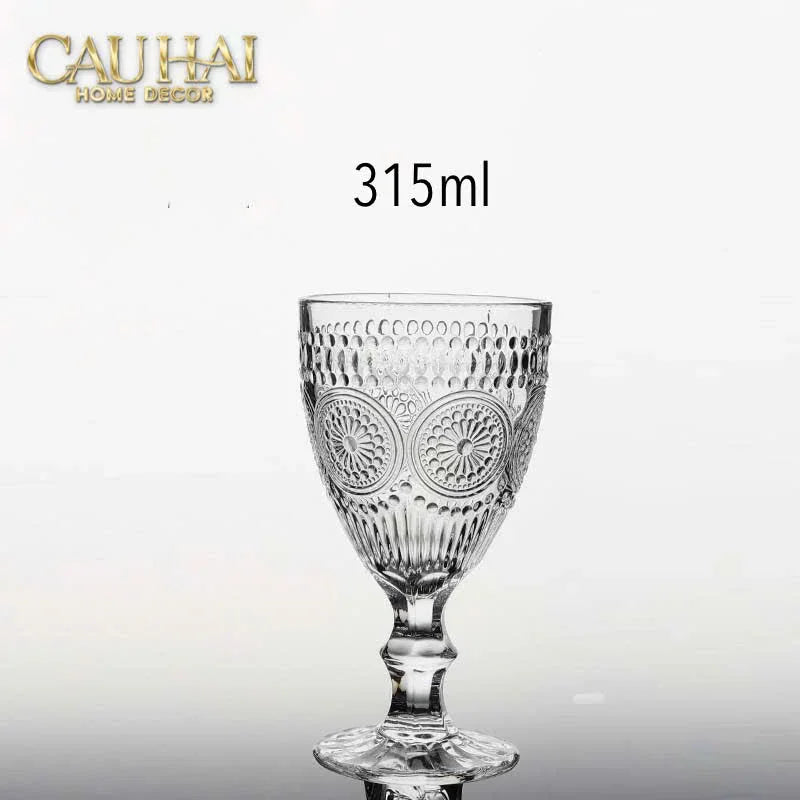 Set 2 Ly Thuỷ Tinh Timeless Goblet Four Elemental Divine Cristalleries Glasses 315ml-LY THỦY TINH-CẬU HAI HOME DECOR