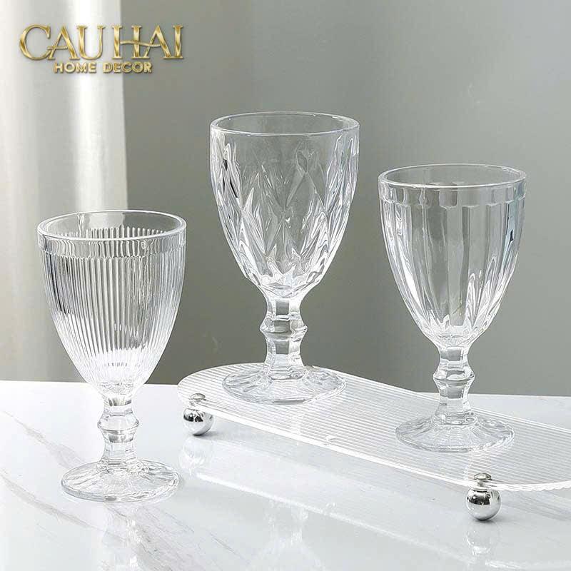 Set 2 Ly Thuỷ Tinh Timeless Goblet Four Elemental Divine Cristalleries Glasses 315ml-LY THỦY TINH-CẬU HAI HOME DECOR