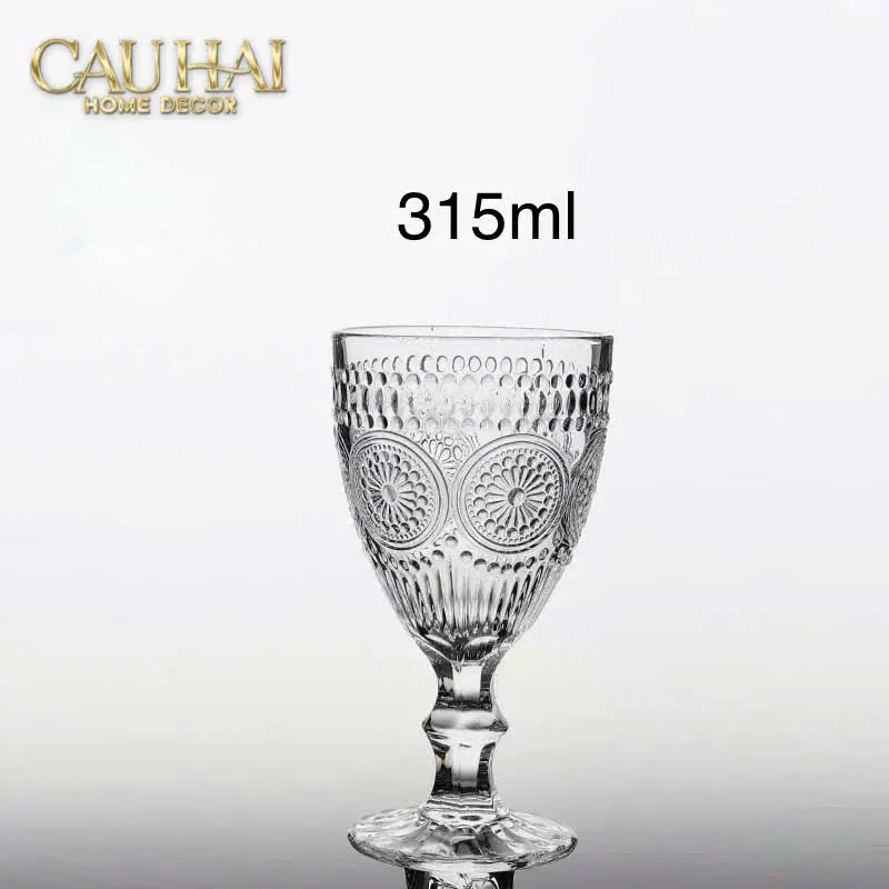 Set 2 Ly Thuỷ Tinh Timeless Goblet Four Elemental Divine Cristalleries Glasses 315ml-CẬU HAI HOME DECOR
