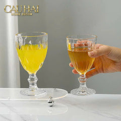 Set 2 Ly Thuỷ Tinh Timeless Goblet Four Elemental Divine Cristalleries Glasses 315ml-CẬU HAI HOME DECOR