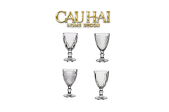 Set 2 Ly Thuỷ Tinh Timeless Goblet Four Elemental Divine Cristalleries Glasses 315ml-CẬU HAI HOME DECOR