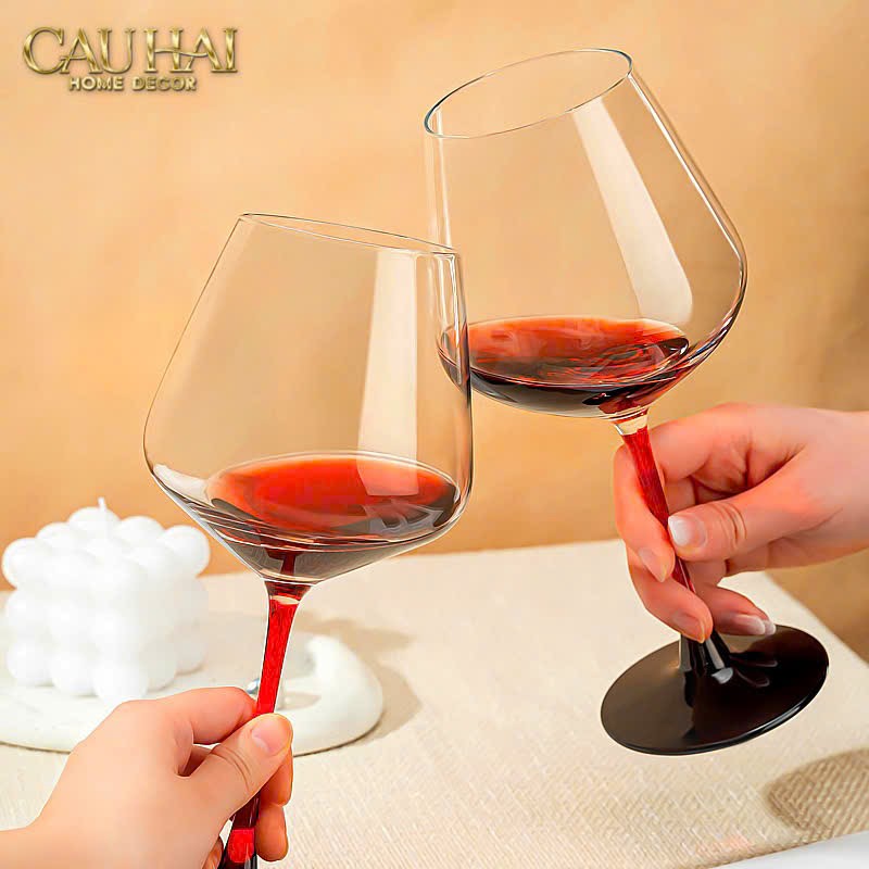SET 2 LY VANG BURGUNDY - NO BOX-4- Cậu Hai Home Decor