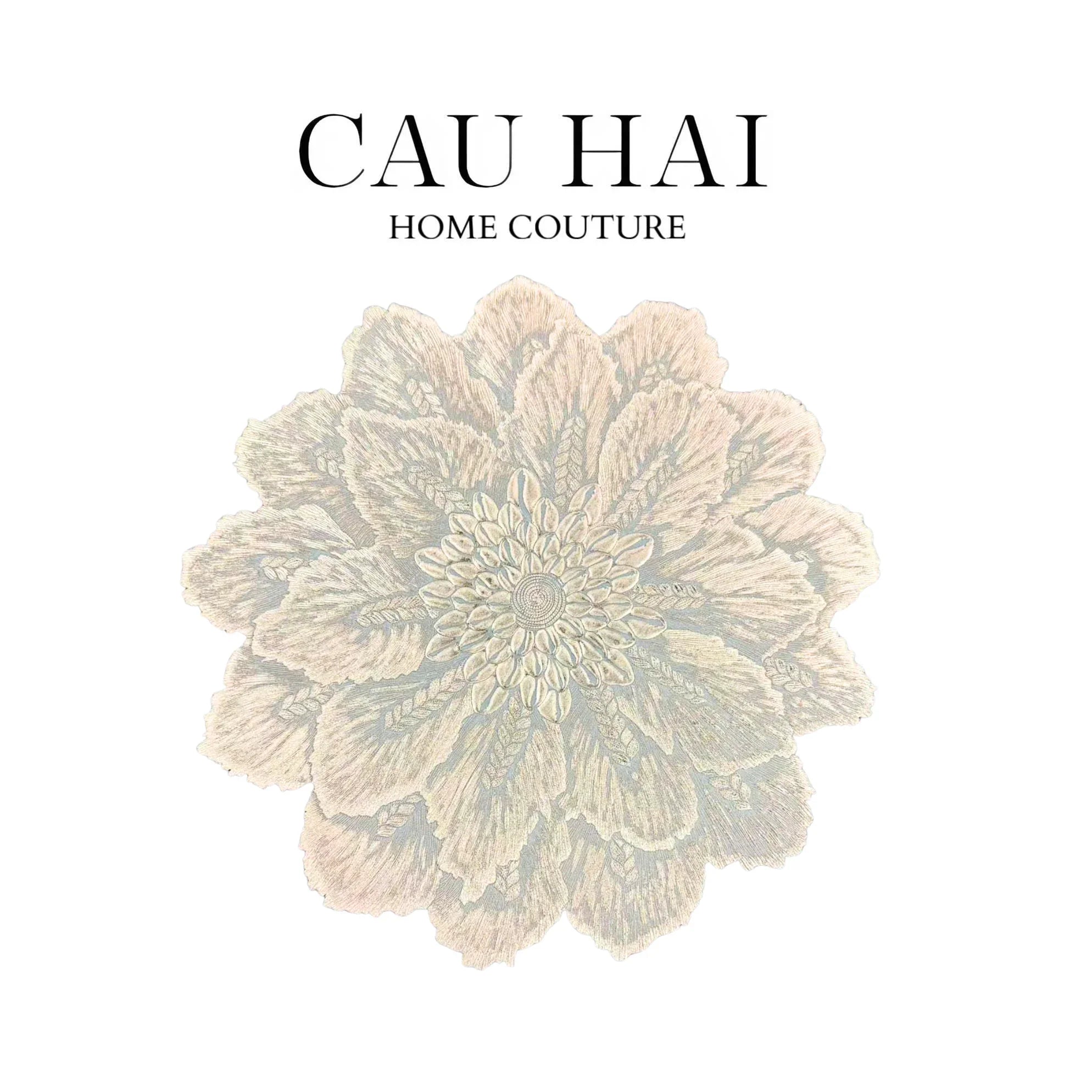 Set 2 Tấm Lót Bàn Ăn - Placemat Crown Bloom - CẬU HAI HOME DECOR