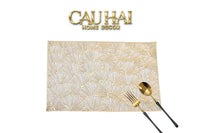 Set 2 Tấm Lót Bàn Ăn - Placemat Gilded Fan Pattern-CẬU HAI HOME DECOR