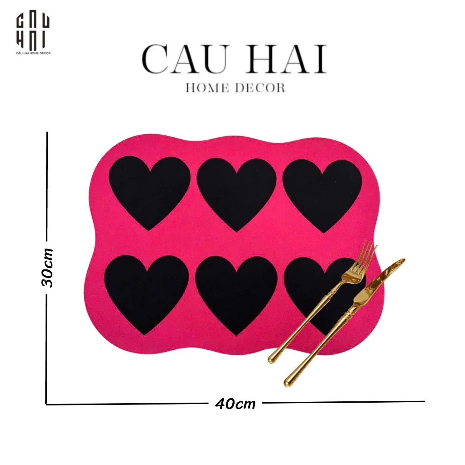 SET 2 TẤM LÓT BÀN SWEETHEART GLOW