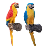 Set 2 Tượng Maison Jungle Parrot On A Perch