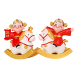 Tết Couture - Set 2 Tượng Thần Tài Song Hoàng Kỳ