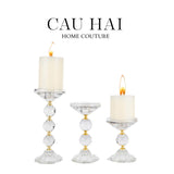 SET 3 ĐẾ NẾN CRYSTAL CROWN TRIO