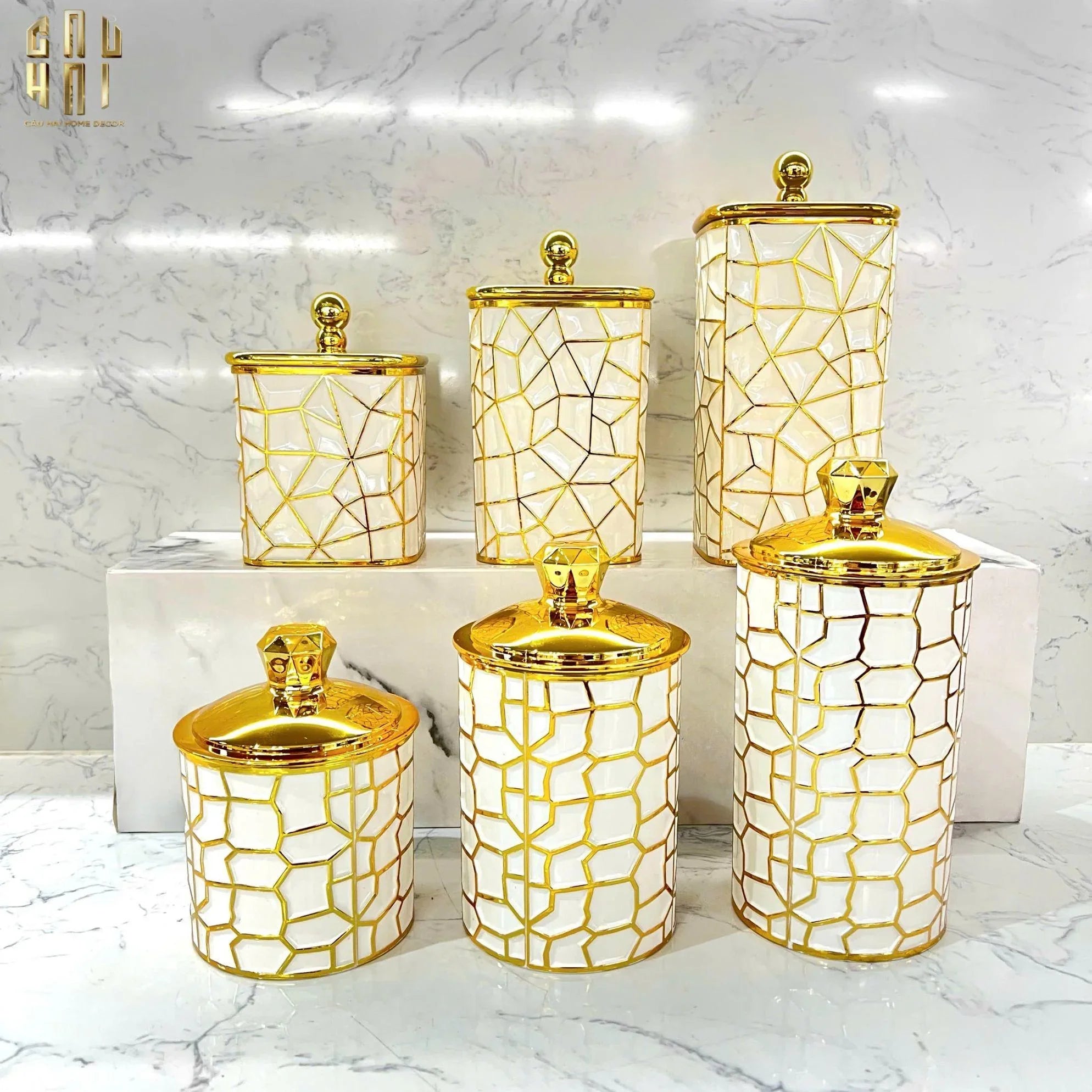 SET 3 LỌ PANTRY ACRY - ÉCLAT ART LUNA