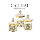 SET 3 LỌ PANTRY ACRY - ÉCLAT ROYAL MEANDER
