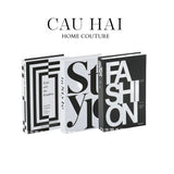 Set 3 Sách Blanc Ou Noir-SÁCH TRANG TRÍ-Đối tác tại Trung Quốc theo từng đơn đặt hàng-CẬU HAI HOME DECOR