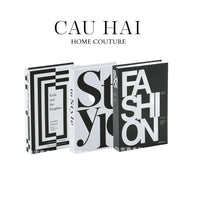 Set 3 Sách Blanc Ou Noir-CẬU HAI HOME DECOR