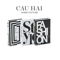 Set 3 Sách Blanc Ou Noir-CẬU HAI HOME DECOR