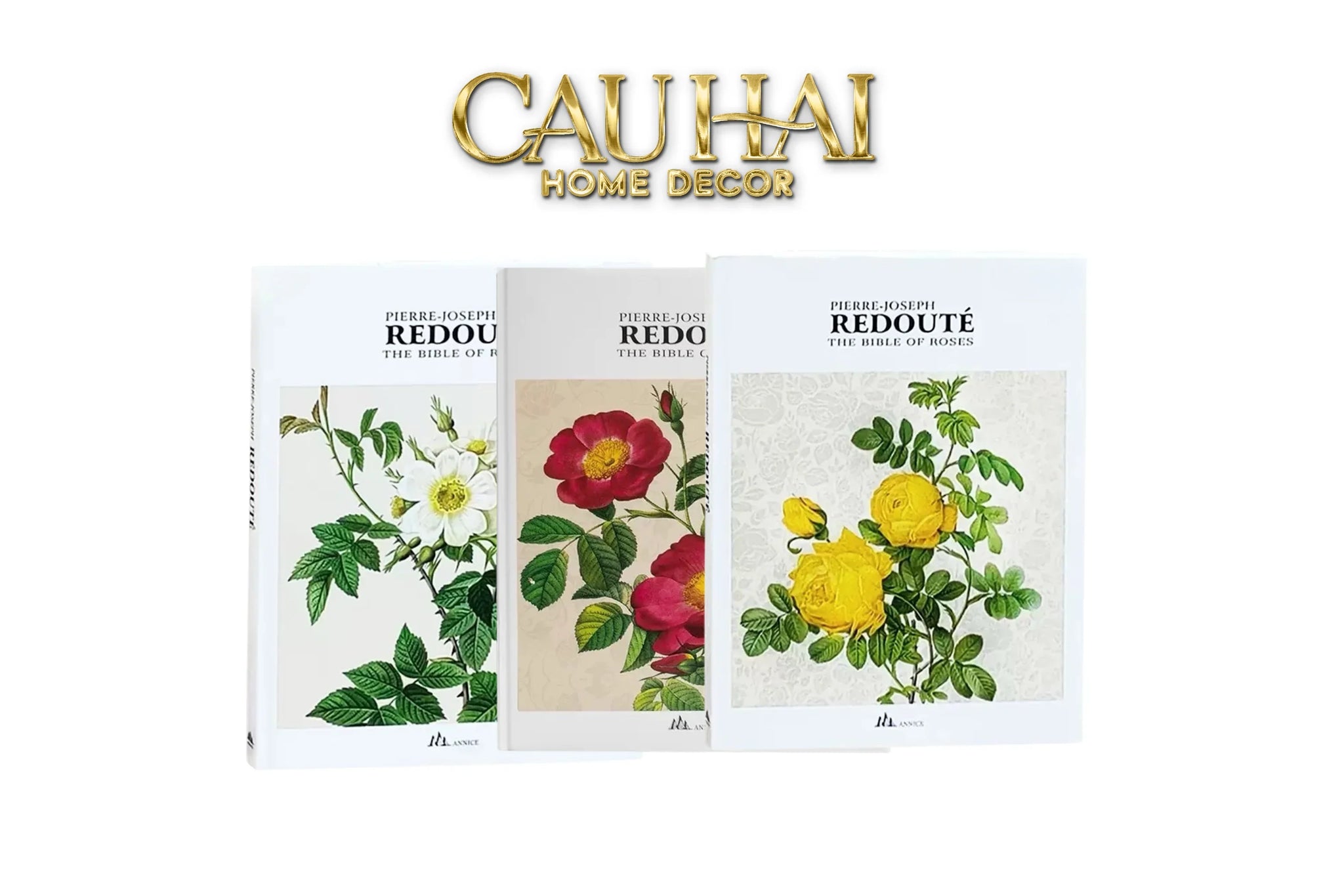 Set 3 Sách Photobook Van Redouté-CẬU HAI HOME DECOR