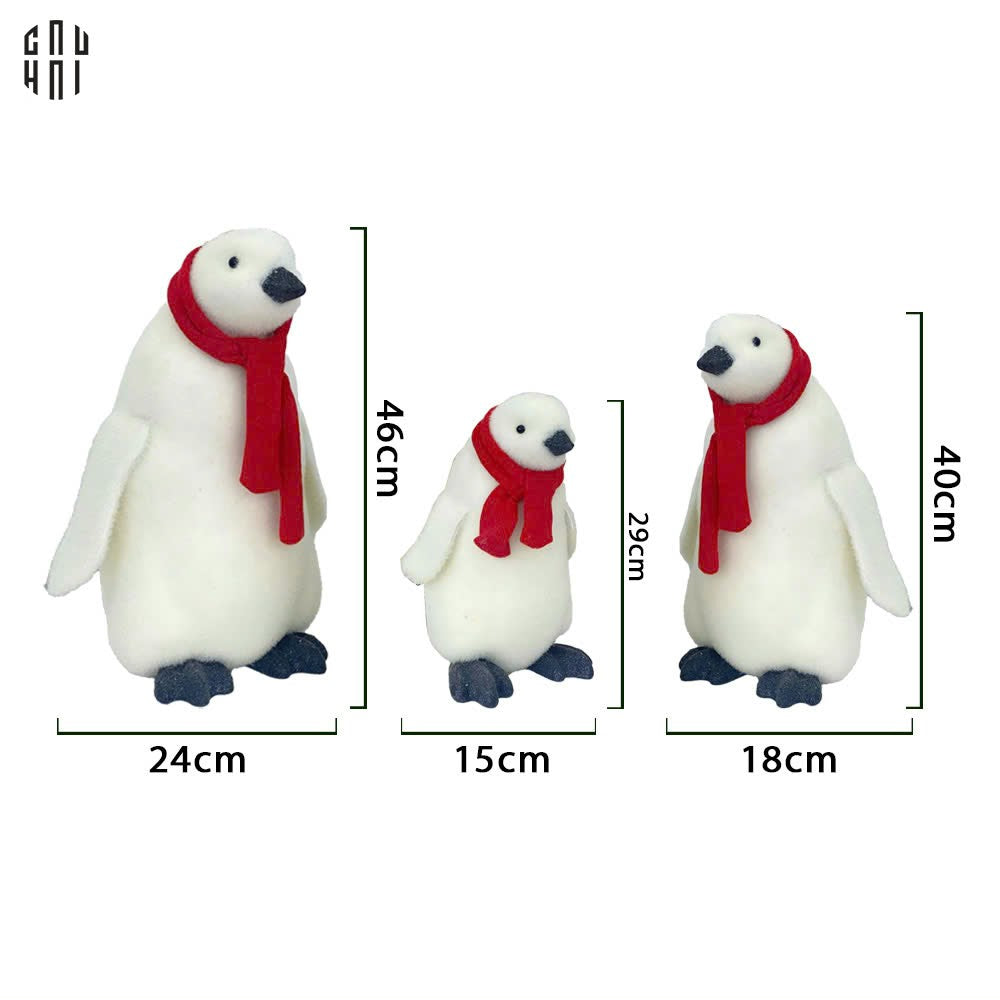 FÊTES COUTURE - SET 3 TƯỢNG CHIM CÁNH CỤT - PENGUINS-CẬU HAI HOME DECOR