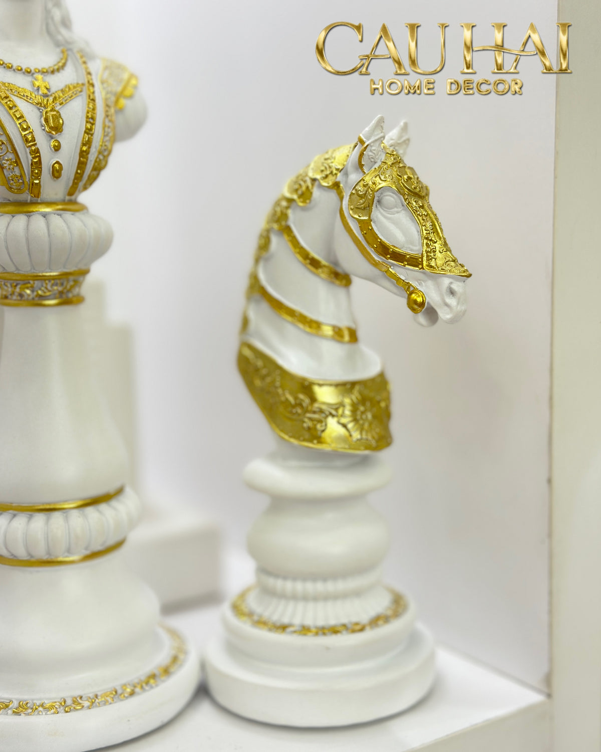 Set 3 Tượng Cờ Vua Chessboard Classique Majestic-TƯỢNG TRANG TRÍ-Đối tác tại Trung Quốc theo từng đơn đặt hàng-CẬU HAI HOME DECOR