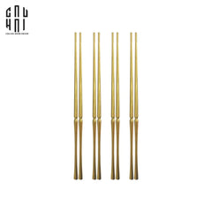 Set 4 Đôi Đũa Arthur - Arthur Matte Gold Chopsticks Set 4Pcs ( Blur )-Dinner Cutlery Set Dao Muỗng Nĩa-CẬU HAI HOME DECOR