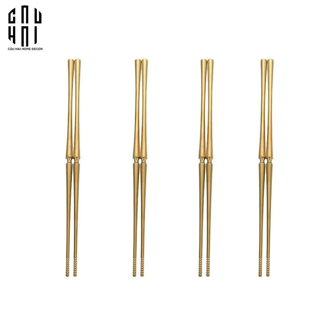 SET 4 ĐÔI ĐŨA GLAMOUR - GLAMOUR CHOPSTICK SET 4PCS ( SHINING )