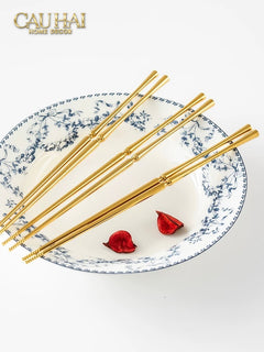 Set 4 Đôi Đũa Glamour - Glamour Chopsticks Set 4Pcs ( Shining )-Dinner Cutlery Set Dao Muỗng Nĩa-CẬU HAI HOME DECOR