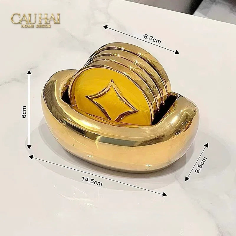 tet-couture-set-4-lot-ly-su-dong-tien-tai-loc-golden-coin-ceramic-glasses-coaster-cau-hai-home-decor-2 - CẬU HAI HOME DECOR