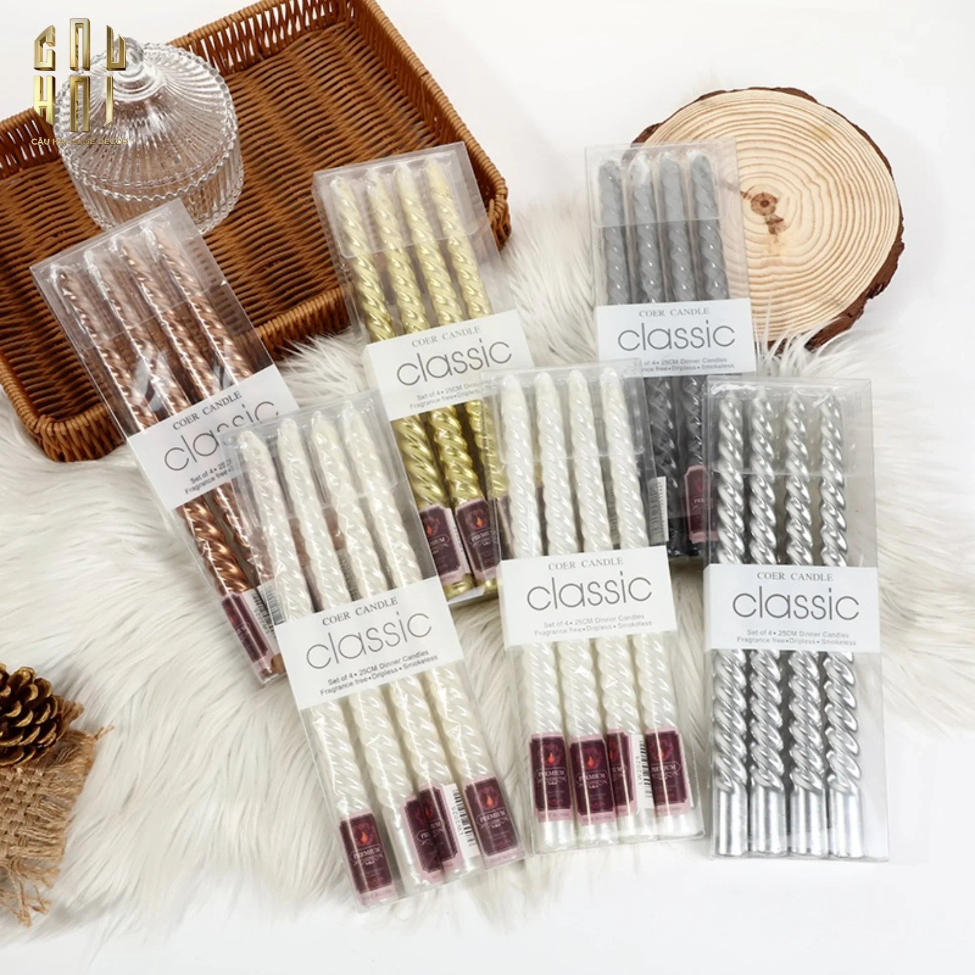 SET 4 NẾN TAPER