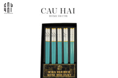 Set 5 Đôi Đũa Sợi Thuỷ Tinh - Sky Dragonfly Chopsticks 27cm-LY THỦY TINH-CẬU HAI HOME DECOR