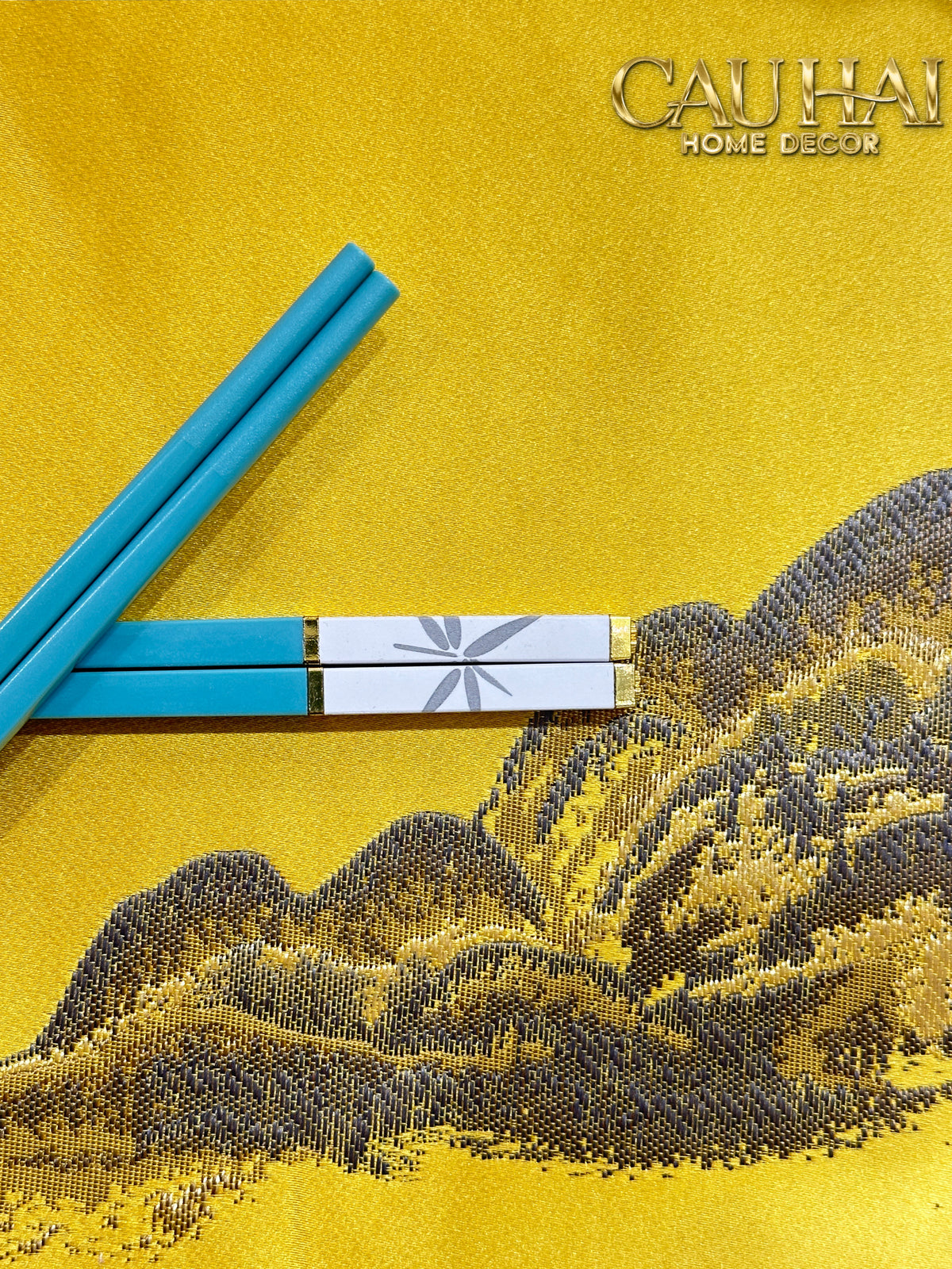 Set 5 Đôi Đũa Sợi Thuỷ Tinh - Sky Dragonfly Chopsticks 27cm-LY THỦY TINH-Đối tác tại Trung Quốc theo từng đơn đặt hàng-CẬU HAI HOME DECOR