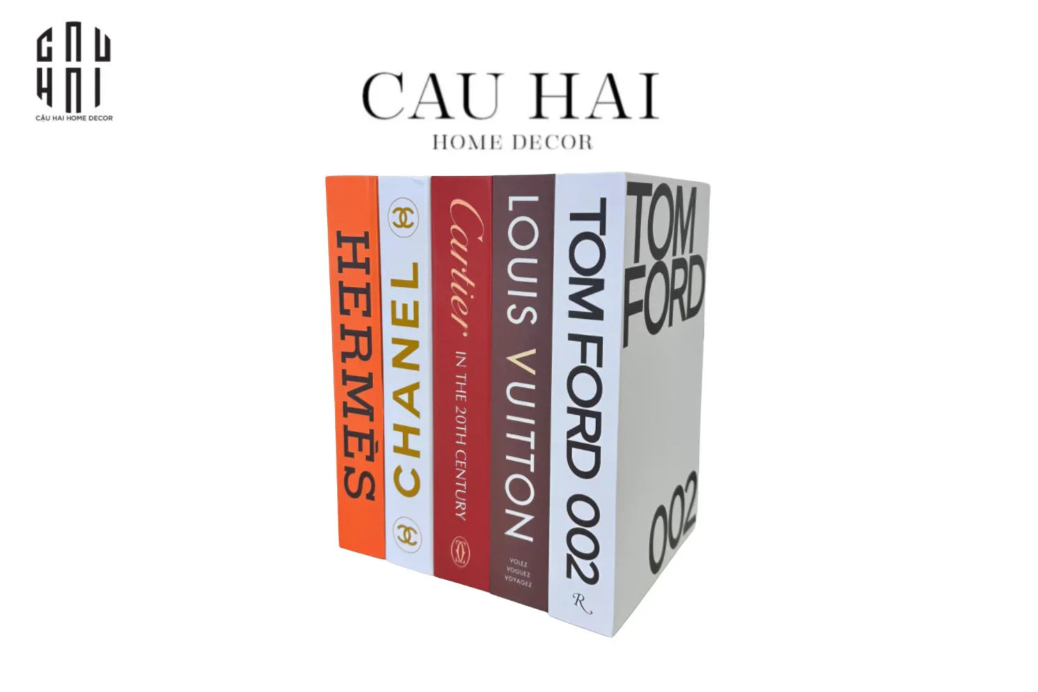 SET 5PCS SÁCH MÔ HÌNH - LUX BRAND-CẬU HAI HOME DECOR