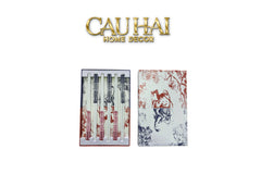 Set 6 Đôi Đũa Sứ Jungle Couture Ceramic Chopsticks Set-Dinner Cutlery Set Dao Muỗng Nĩa-CẬU HAI HOME DECOR