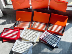 Set 6 Đôi Đũa Sứ Maxi Cannage Couture Ceramic Chopsticks Set-Dinner Cutlery Set Dao Muỗng Nĩa-CẬU HAI HOME DECOR
