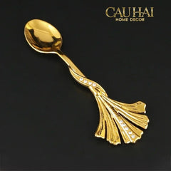 Set 6 Muỗng Persian Babylon Fan Coffee Spoon-Dinner Cutlery Set Dao Muỗng Nĩa-CẬU HAI HOME DECOR