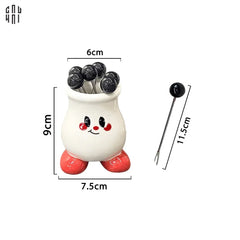 Set 6 Nĩa Tráng Miệng Cutie Penguin-CẬU HAI HOME DECOR