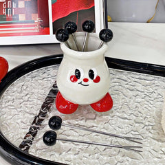 Set 6 Nĩa Tráng Miệng Cutie Penguin-CẬU HAI HOME DECOR