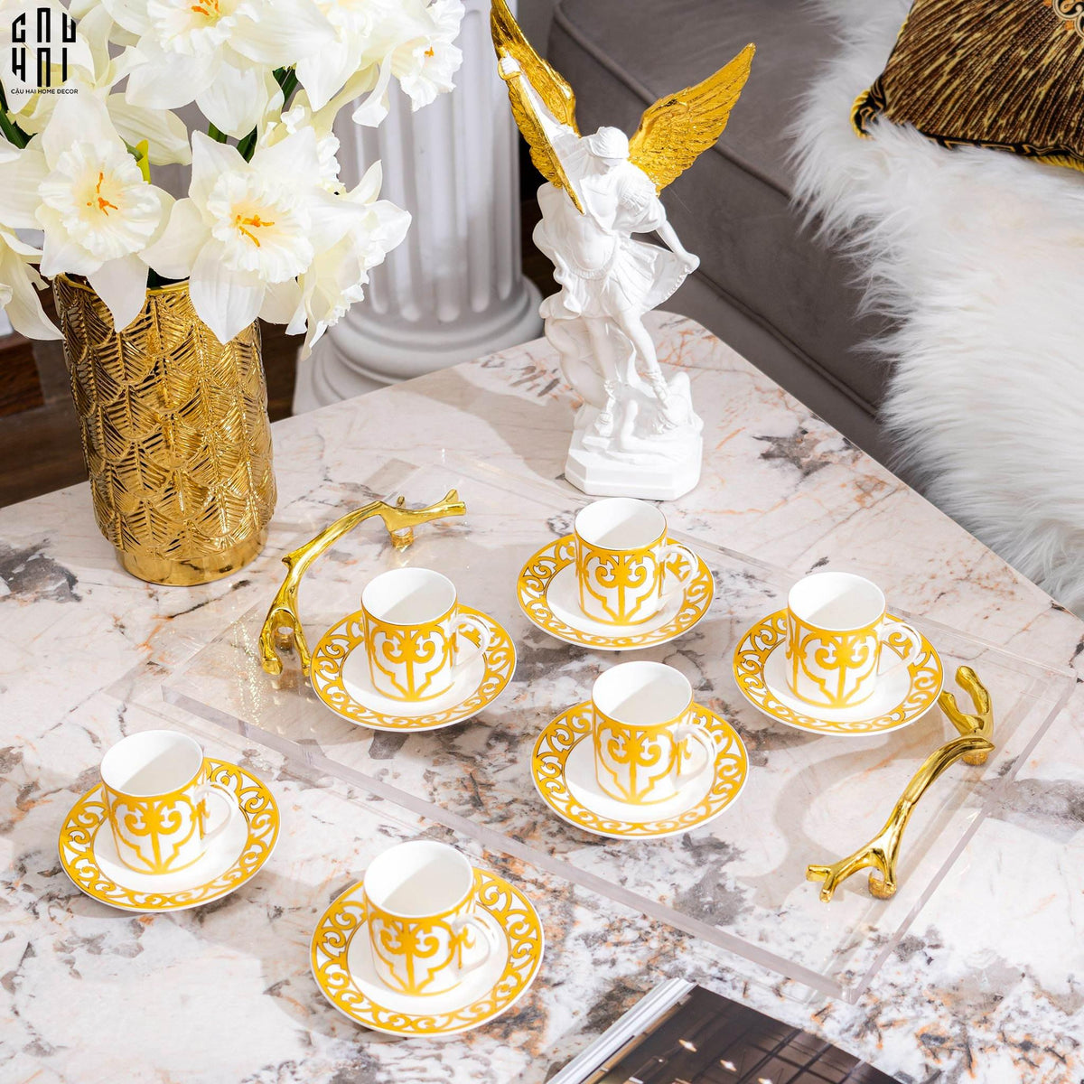 Set 6 Tách Cà Phê Espresso Petite Elite-LY THỦY TINH-CẬU HAI HOME DECOR