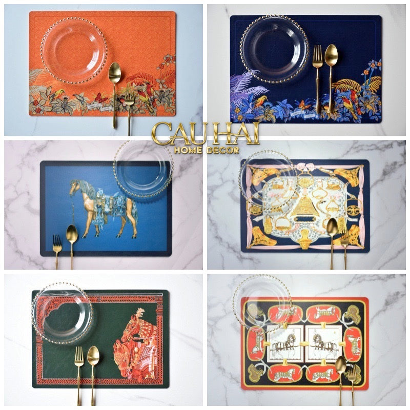 Set 7 Tấm Lót 30x45 - Cheval - CẬU HAI HOME DECOR