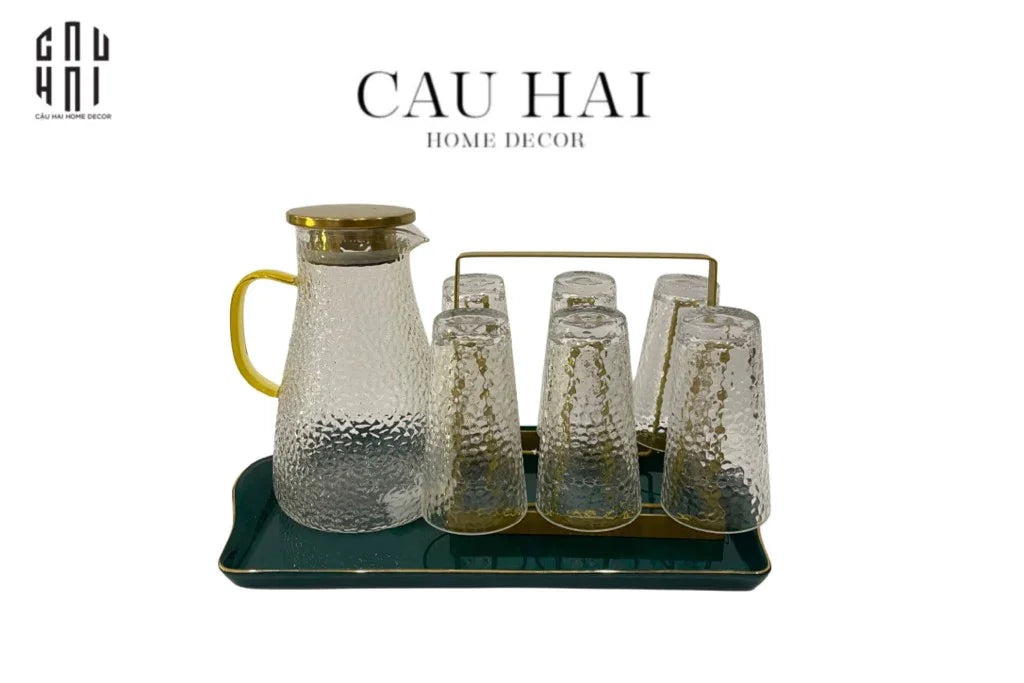 Set Bình Nước Devine 9Pcs SS25 - CẬU HAI HOME DECOR